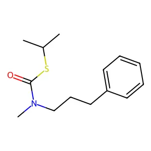 Carbamothioic acid, methyl(3-phenylpropyl)-, S-(1-methylethyl) ester structure