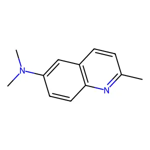 6-Quinolinamine, N,N,2-trimethyl- structure