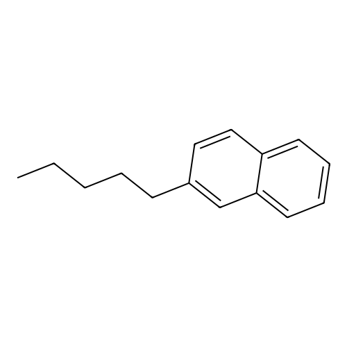 2-Pentylnaphthalene structure