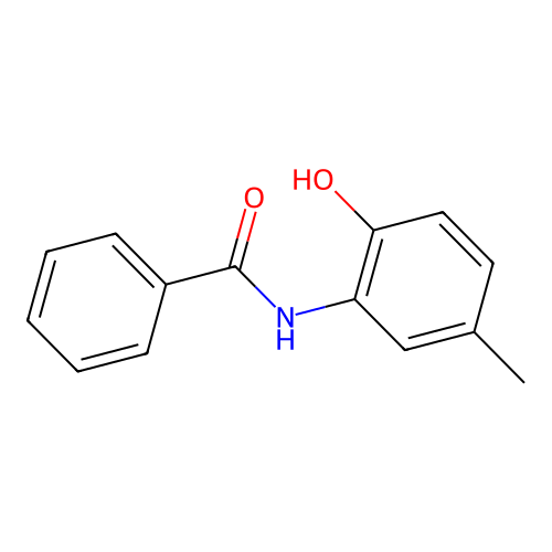 N-(2-Hydroxy-5-methylphenyl)benzamide structure