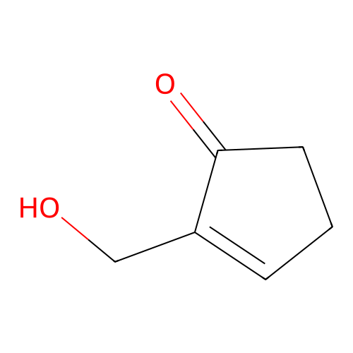 2-(Hydroxymethyl)cyclopent-2-en-1-one structure