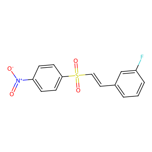 1-[2-(3-Fluorophenyl)ethenesulfonyl]-4-nitrobenzene structure
