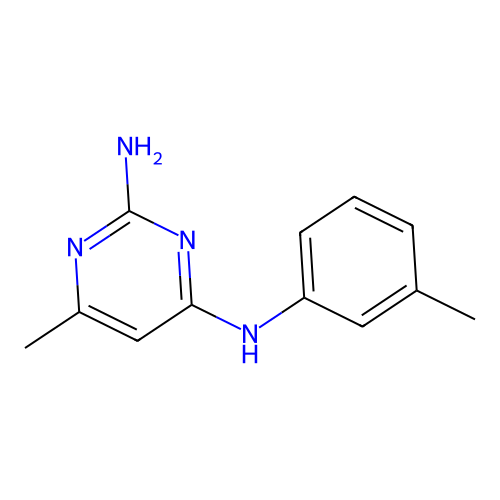 6-甲基-N-(3-甲基苯基)嘧啶-2,4-二胺 structure