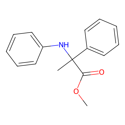 Methyl N,2-diphenylalaninate structure