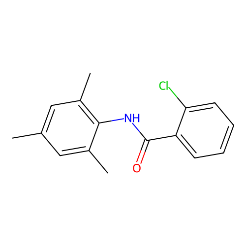 2-Chloro-2',4',6'-trimethylbenzanilide structure