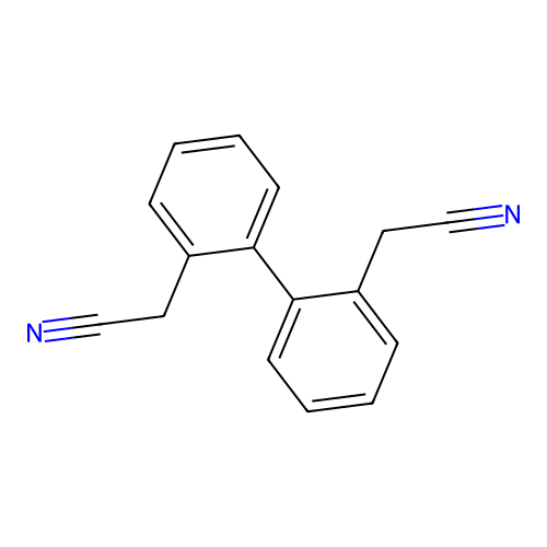Biphenyl-2,2'-diacetonitrile structure