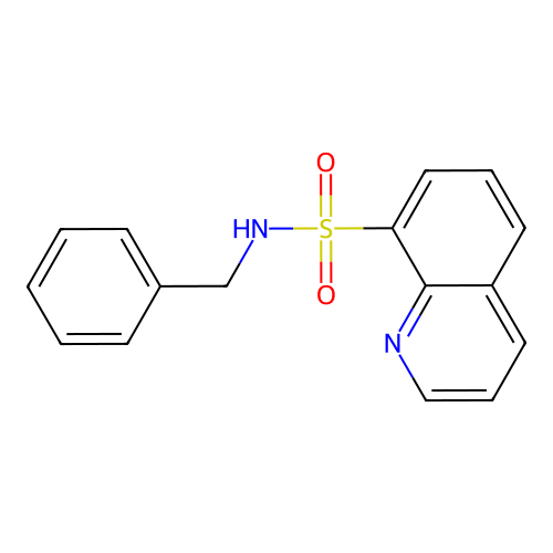 N-benzylquinoline-8-sulfonamide structure