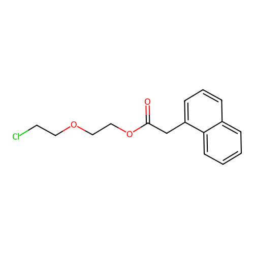 2-(2-Chloroethoxy)ethyl 2-naphthalen-1-ylacetate structure
