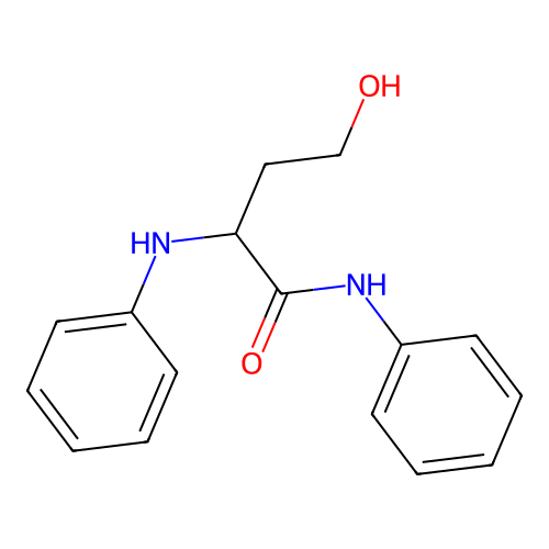 N~1~,N~2~-diphenylhomoserinamide structure