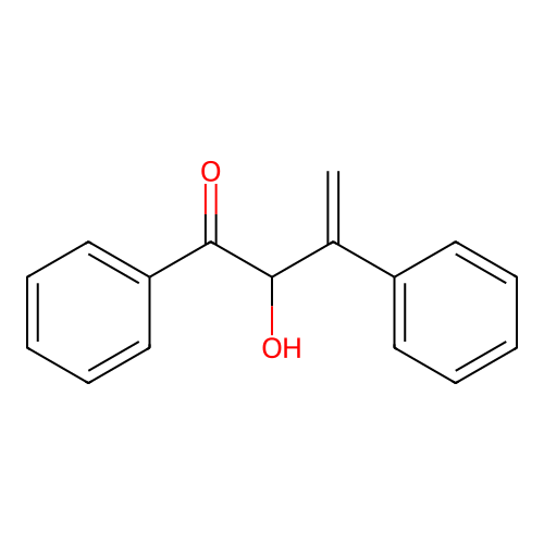 2-Hydroxy-1,3-diphenylbut-3-en-1-one structure