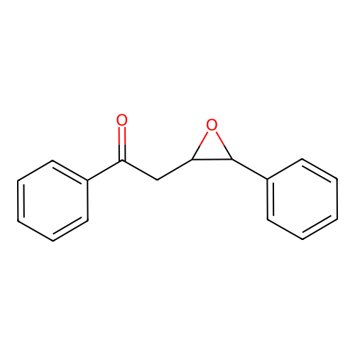 1-Phenyl-2-(3-phenyloxiran-2-yl)ethanone structure