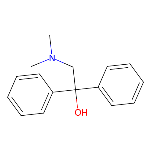 2-(Dimethylamino)-1,1-diphenylethanol structure