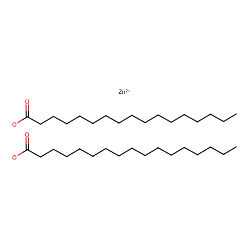 Zinc heptadecanoate structure
