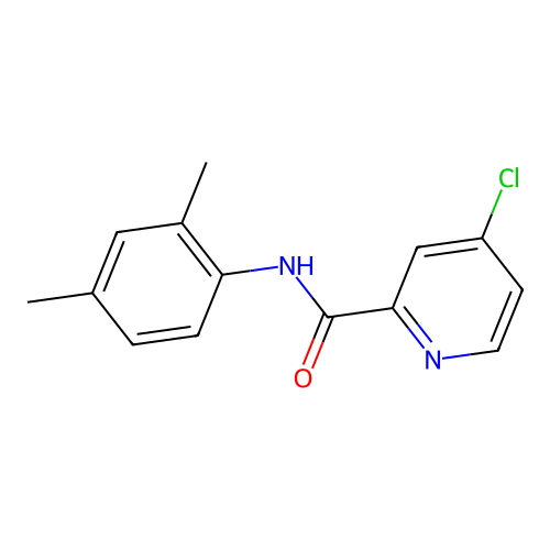 4-Chloro-N-(2,4-dimethylphenyl)picolinamide structure
