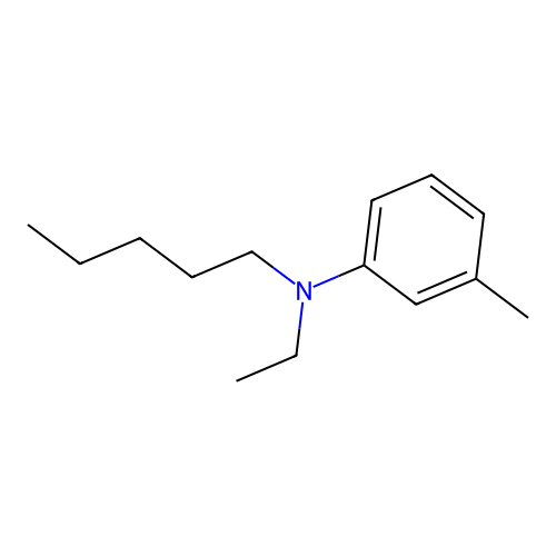 Benzenamine, N-ethyl-3-methyl-N-pentyl- structure