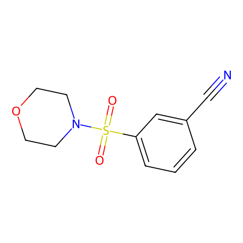 3-(Morpholinosulfonyl)benzonitrile structure