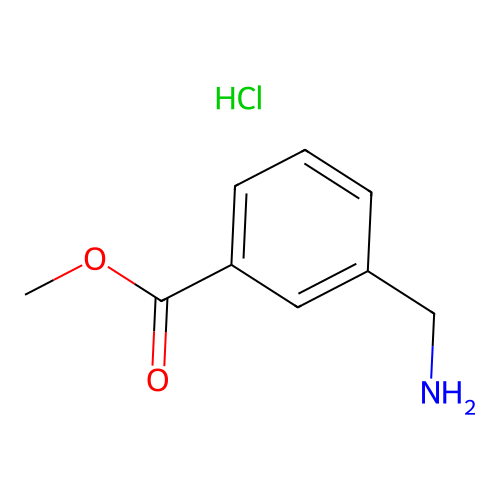 Methyl 3-(aminomethyl)benzoate Hydrochloride structure