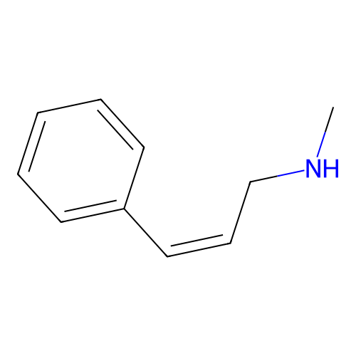 (Z)-N-Methyl-3-Phenylprop-2-En-1-Amine structure