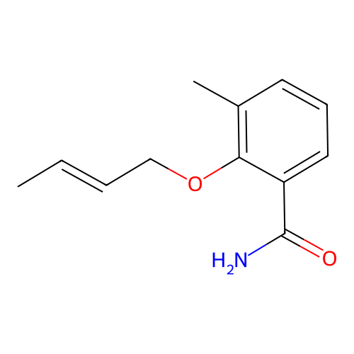 Benzamide, 2-(2-butenyloxy)-3-methyl- structure
