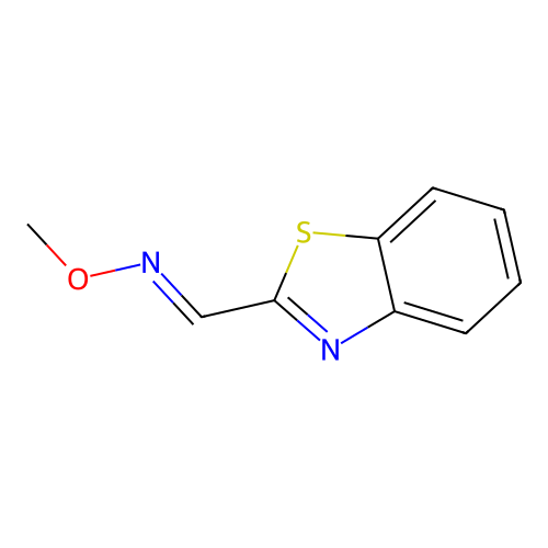 1-(1,3-benzothiazol-2-yl)-N-methoxymethanimine structure