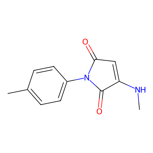 3-(Methylamino)-1-(4-methylphenyl)pyrrole-2,5-dione structure