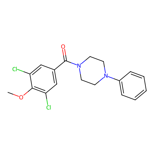 1-(3,5-Dichloro-4-methoxybenzoyl)-4-phenylpiperazine structure