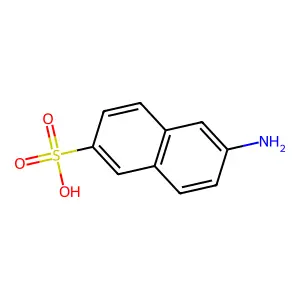 6-Amino-2-naphthalenesulfonic acid structure