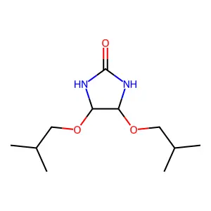 2-Imidazolidinone, 4,5-diisobutoxy- structure