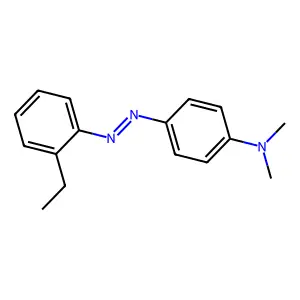 N,N-Dimethyl-p-((o-ethylphenyl)azo)aniline structure