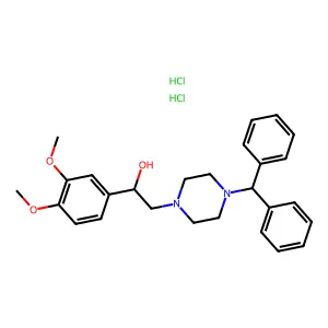 Tamolarizine dihydrochloride structure