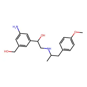 Naminterol structure