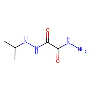 Oxalic acid, hydrazide 2-isopropylhydrazide structure