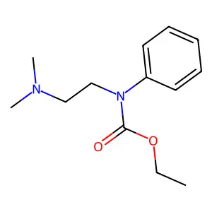Carbanilic acid, N-(2-(dimethylamino)ethyl)-, ethyl ester structure
