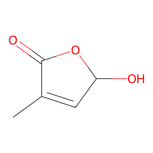 5-Hydroxy-3-methyl-2(5H)-furanone structure