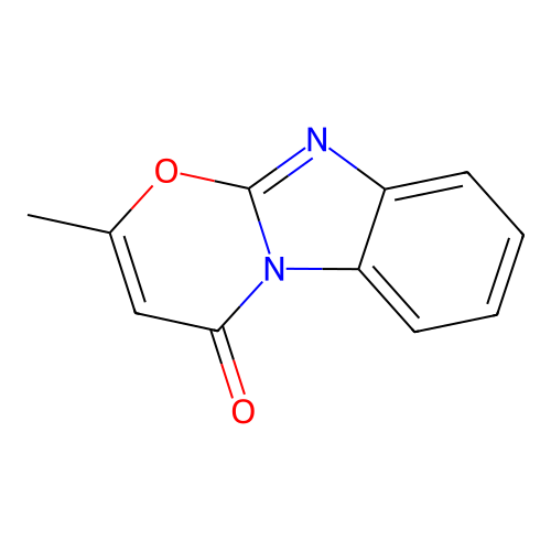 2-Methyl-[1,3]oxazino[3,2-a]benzimidazol-4-one structure