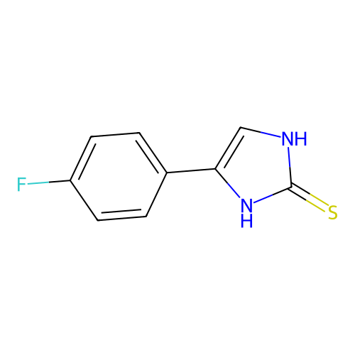 2H-Imidazole-2-thione, 1,3-dihydro-4-(4-fluorophenyl)- structure