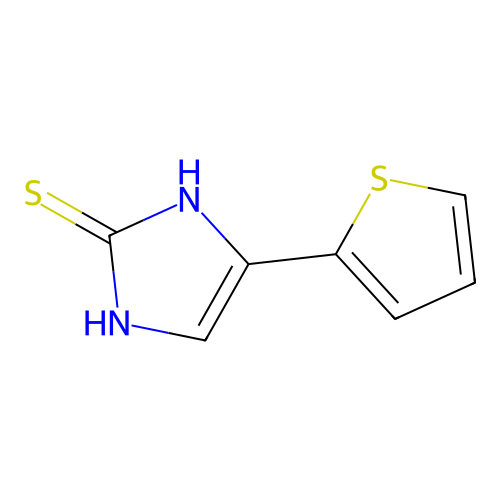 2H-Imidazole-2-thione, 1,3-dihydro-4-(2-thienyl)- structure