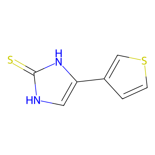 2H-Imidazole-2-thione, 1,3-dihydro-4-(3-thienyl)- structure