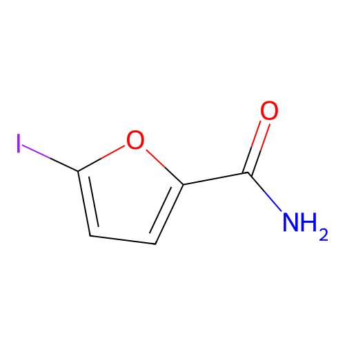 5-Iodofuran-2-carboxamide structure