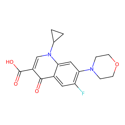 Quinolone der. structure