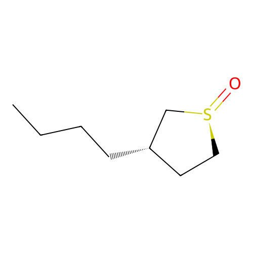 3-Butylthiolane 1-Oxide structure