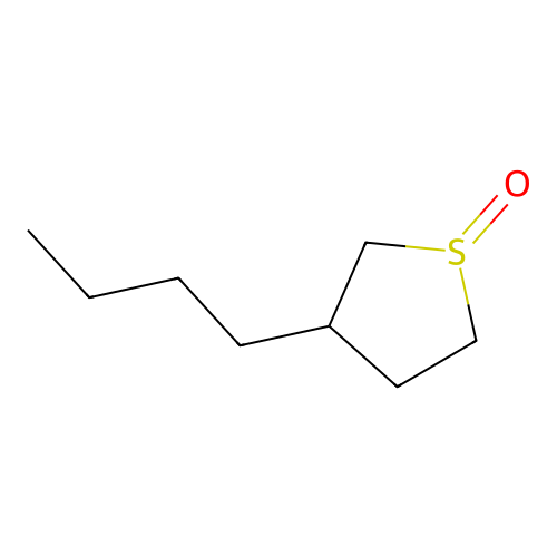 3-Butyl-1lambda~4~-thiolan-1-one structure