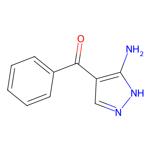 (5-Amino-1H-pyrazol-4-YL)(phenyl)methanone structure
