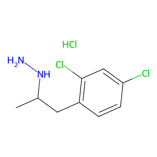 Hydrazine, 1-(2,4-dichloro-alpha-methylphenethyl)-, hydrochloride structure