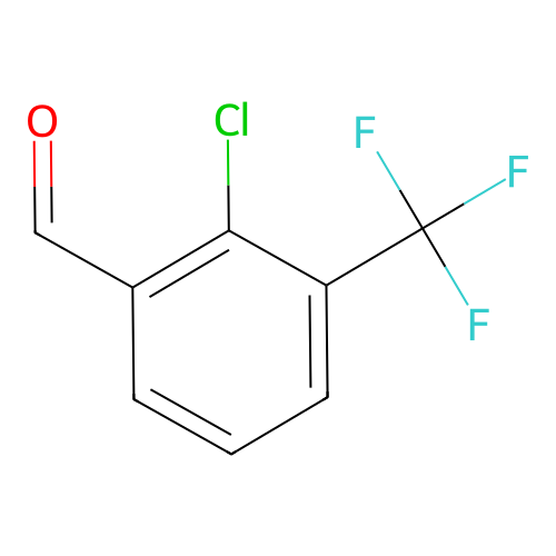 2-Chloro-3-(trifluoromethyl)benzaldehyde structure