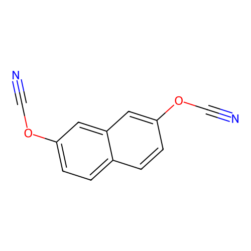 Cyanic acid, 2,7-naphthalenediyl ester structure