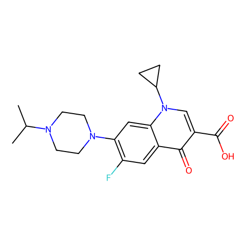 N-Isopropylciprofloxacin structure