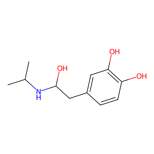 1,2-Benzenediol, 4-[2-hydroxy-2-[(1-methylethyl)amino]ethyl]- structure