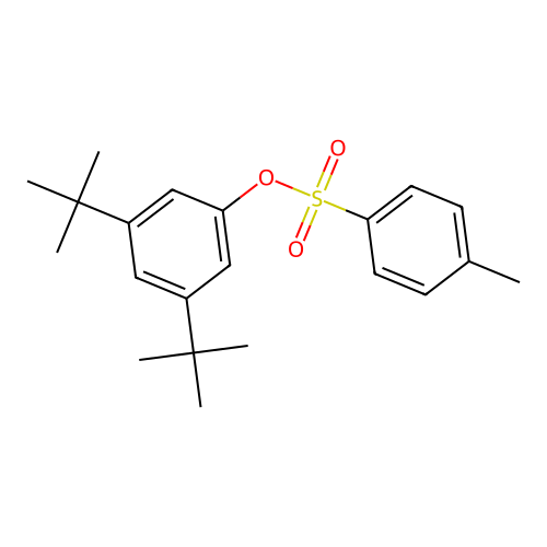 (3,5-Ditert-butylphenyl) 4-methylbenzenesulfonate structure