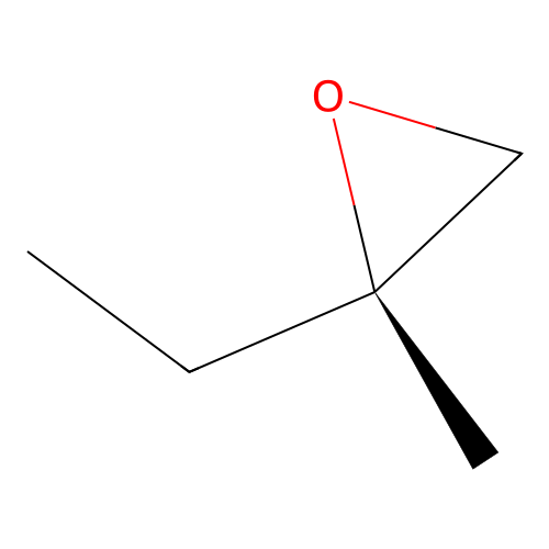 (s)-2-Ethyl-2-methyloxirane structure